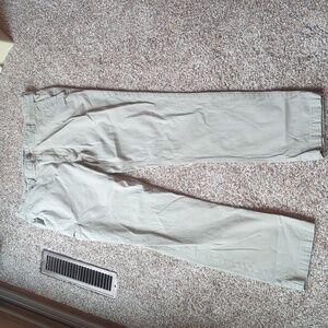 Duluth Trading Co Flex Ballroom Khaki Pants slim fit light tan Size 36x34